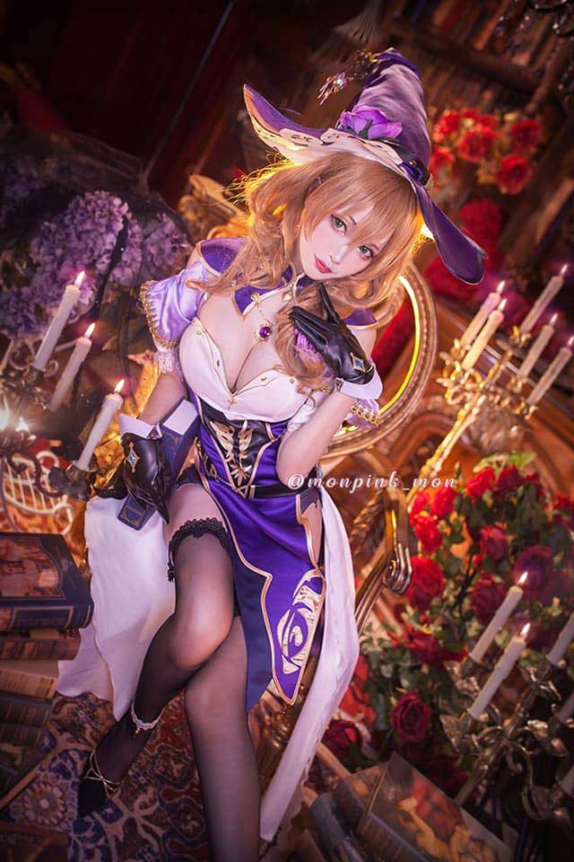 Mon夢_monpink cosplay | Mon夢_monpink在《原神》cos丽莎(Lisa) Mon夢_monpink cosplay | Mon夢_monpink在《原神》cos丽莎(Lisa)