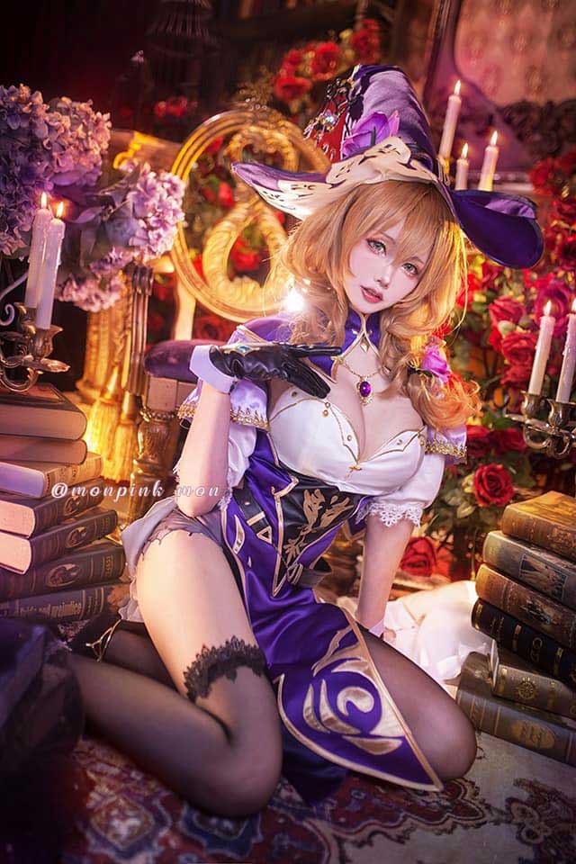 Mon夢_monpink cosplay | Mon夢_monpink在《原神》cos丽莎(Lisa) Mon夢_monpink cosplay | Mon夢_monpink在《原神》cos丽莎(Lisa)