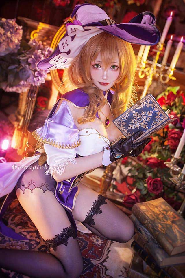 Mon夢_monpink cosplay | Mon夢_monpink在《原神》cos丽莎(Lisa) Mon夢_monpink cosplay | Mon夢_monpink在《原神》cos丽莎(Lisa)