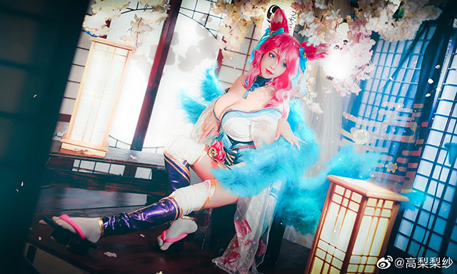 高梨梨纱cos作品 | 高梨梨纱在《英雄联盟》cos“灵魂莲华”阿狸 高梨梨纱cos作品 | 高梨梨纱在《英雄联盟》cos“灵魂莲华”阿狸