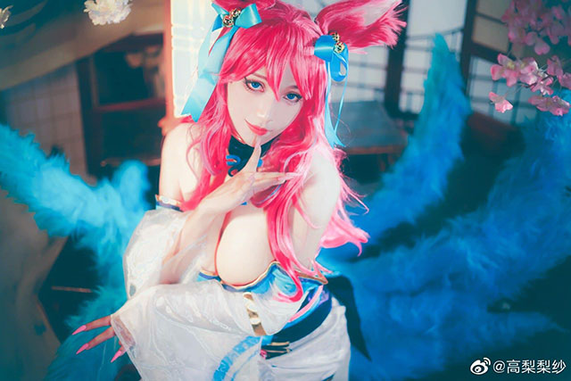 高梨梨纱cos作品 | 高梨梨纱在《英雄联盟》cos“灵魂莲华”阿狸 高梨梨纱cos作品 | 高梨梨纱在《英雄联盟》cos“灵魂莲华”阿狸