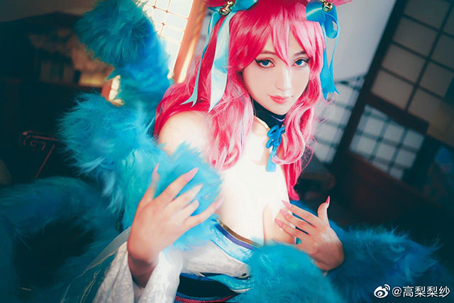 高梨梨纱cos作品 | 高梨梨纱在《英雄联盟》cos“灵魂莲华”阿狸 高梨梨纱cos作品 | 高梨梨纱在《英雄联盟》cos“灵魂莲华”阿狸