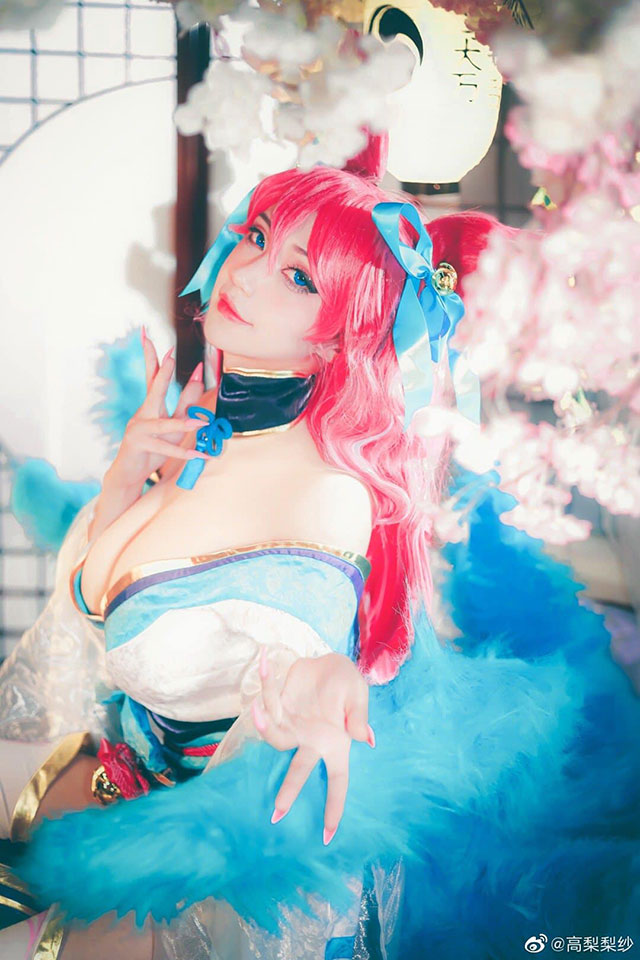 高梨梨纱cos作品 | 高梨梨纱在《英雄联盟》cos“灵魂莲华”阿狸 高梨梨纱cos作品 | 高梨梨纱在《英雄联盟》cos“灵魂莲华”阿狸