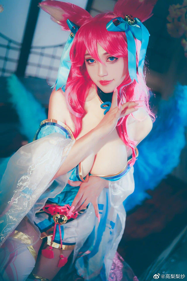 高梨梨纱cos作品 | 高梨梨纱在《英雄联盟》cos“灵魂莲华”阿狸 高梨梨纱cos作品 | 高梨梨纱在《英雄联盟》cos“灵魂莲华”阿狸