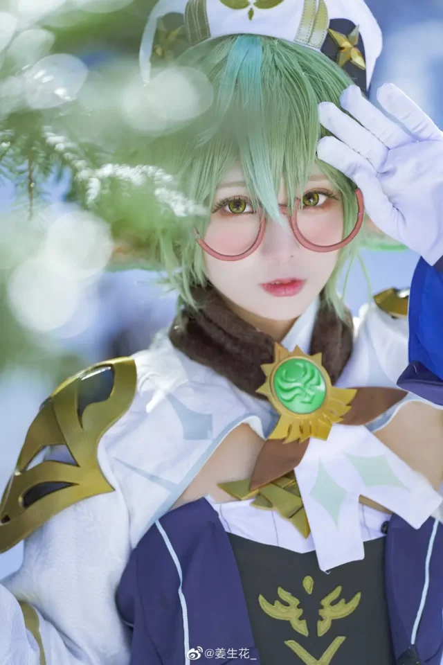 姜生花cos作品 | 姜生花在《原神》cos砂糖，纯真可爱