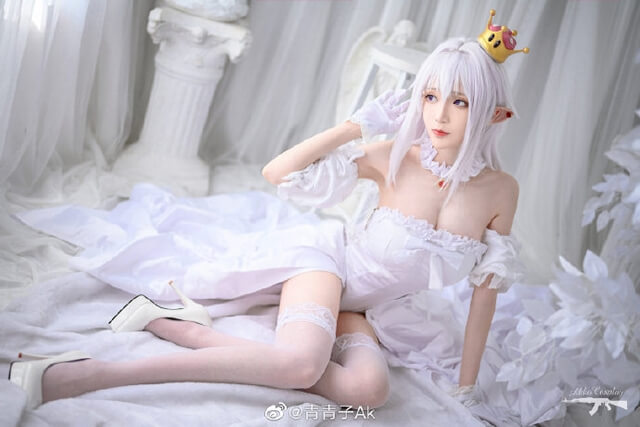 青青子AK cos作品 | 青青子AK在《超级马里奥》化身“幽灵姬” 青青子AK cos作品 | 青青子AK在《超级马里奥》化身“幽灵姬”