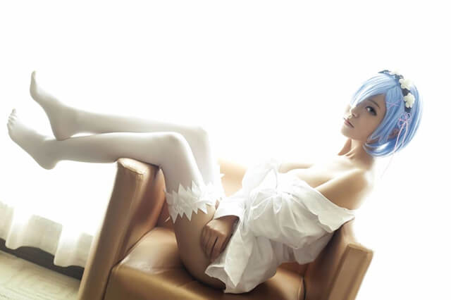 桜桃喵cos作品 | 桜桃喵在《Re：从零开始的异世界生活》cos蕾姆