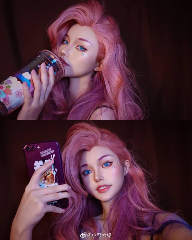 小野六缘cos作品 | 小野六缘在《英雄联盟》cos萨勒芬妮Seraphine 小野六缘cos作品 | 小野六缘在《英雄联盟》cos萨勒芬妮Seraphine