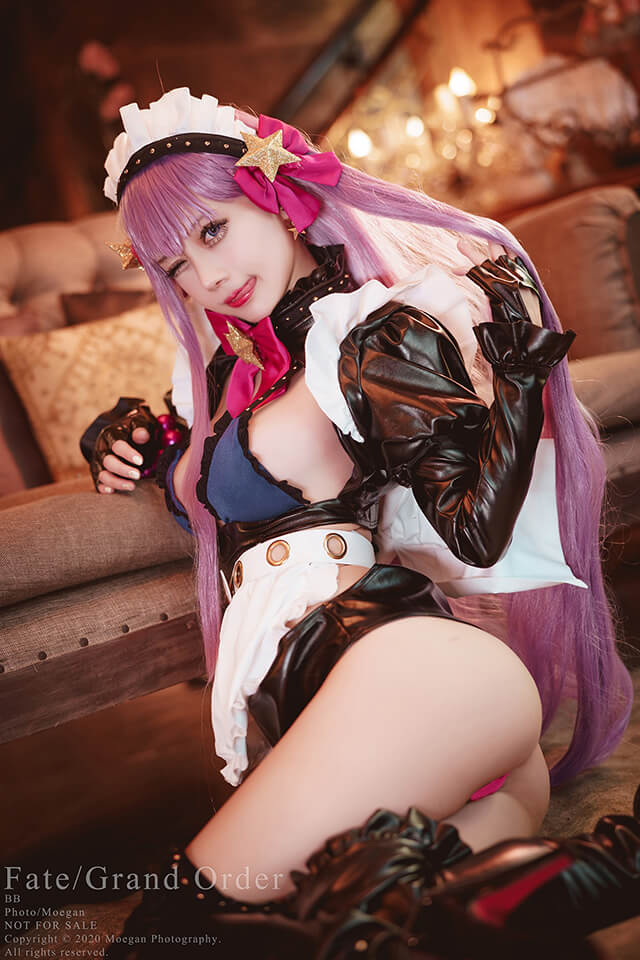 coser@沖田凜花Rinka在《Fate/Grand Order》化身“女仆版”BB coser@沖田凜花Rinka在《Fate/Grand Order》化身“女仆版”BB