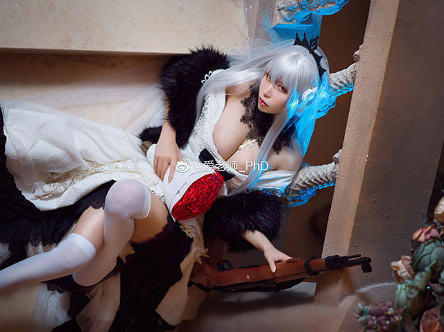 coser@爱老师_PhD在《少女前线》化身美少女K98 coser@爱老师_PhD在《少女前线》化身美少女K98