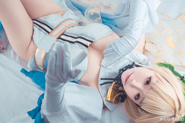 coser@穆零Mu0在《Fate/Grand Order》化身“红saber”尼禄 coser@穆零Mu0在《Fate/Grand Order》化身“红saber”尼禄