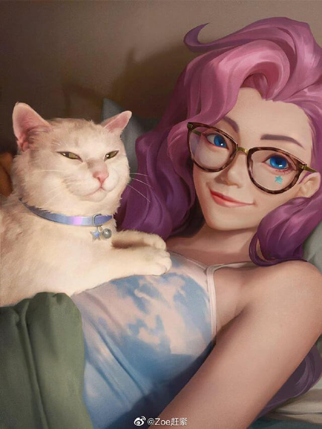 coser@Zoe赶紧在《英雄联盟》化身“星籁歌姬”萨勒芬妮 coser@Zoe赶紧在《英雄联盟》化身“星籁歌姬”萨勒芬妮