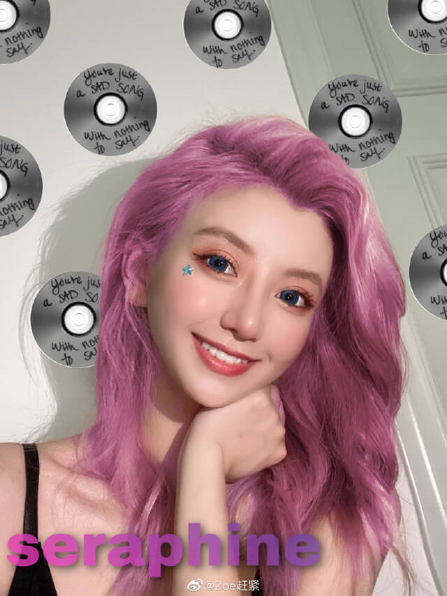 coser@Zoe赶紧在《英雄联盟》化身“星籁歌姬”萨勒芬妮 coser@Zoe赶紧在《英雄联盟》化身“星籁歌姬”萨勒芬妮