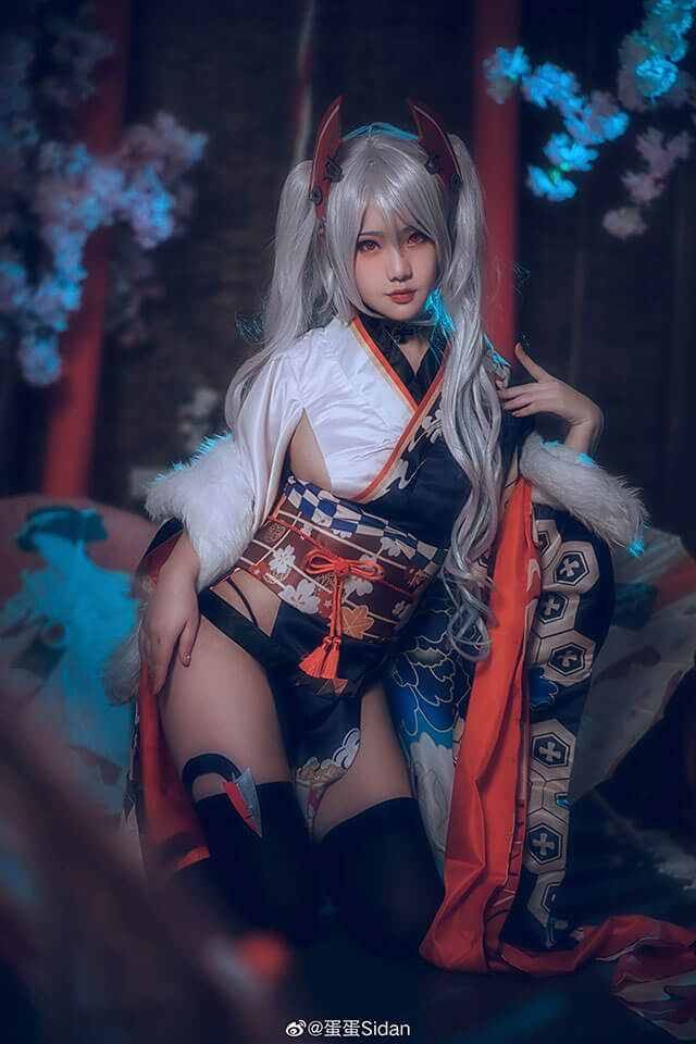 coser@蛋蛋Sidan在《碧蓝航线》变身性感迷人的欧根亲王 coser@蛋蛋Sidan在《碧蓝航线》变身性感迷人的欧根亲王