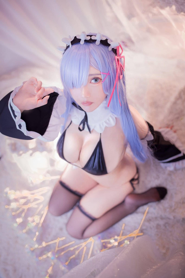 coser@煙_HedY在《Re:从零开始的异世界生活》化身性感的蕾姆 coser@煙_HedY在《Re:从零开始的异世界生活》化身性感的蕾姆