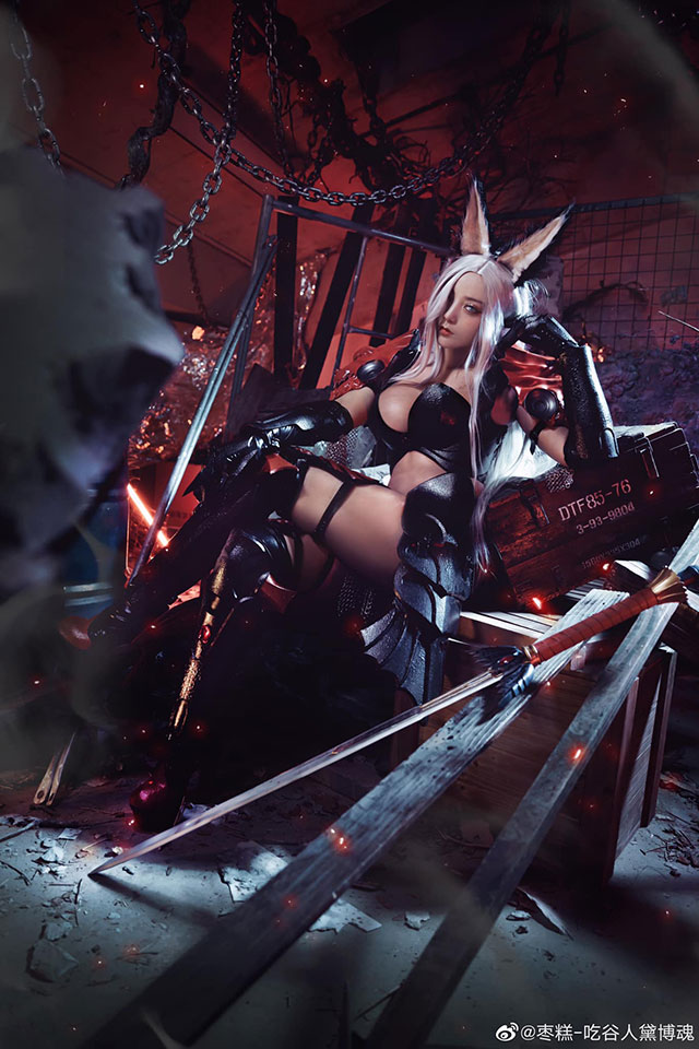 coser@枣糕-吃谷人黛博魂在《神都夜行录》化身性感妖魅的狐妖 coser@枣糕-吃谷人黛博魂在《神都夜行录》化身性感妖魅的狐妖