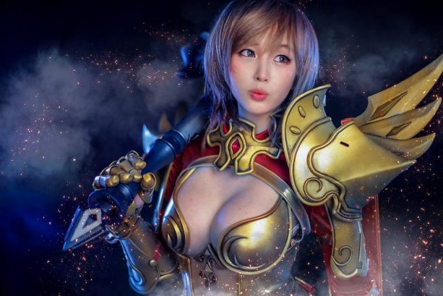 韩国cosplay团体“螺旋猫”在《灵魂之声》中的性感宣传照片