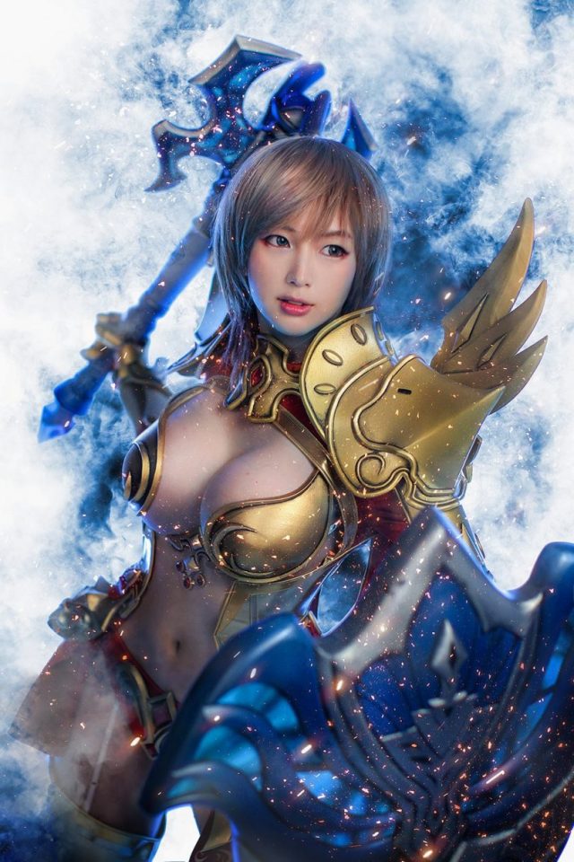 韩国cosplay团体“螺旋猫”在《灵魂之声》中的性感宣传照片