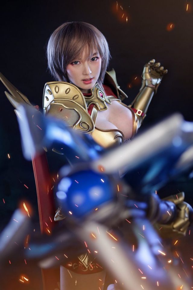 韩国cosplay团体“螺旋猫”在《灵魂之声》中的性感宣传照片