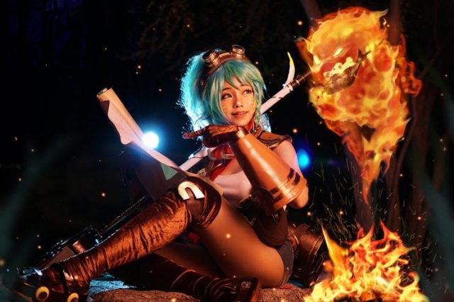 泰国coser@Bellamy在《传说对决》化身可爱的“探险家”诺克西 泰国coser@Bellamy在《传说对决》化身可爱的“探险家”诺克西