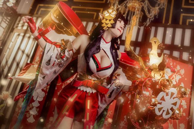coser@Arisara Karbdecho在《传说对决》化身“狐灵巫女”特尔安娜丝 coser@Arisara Karbdecho在《传说对决》化身“狐灵巫女”特尔安娜丝