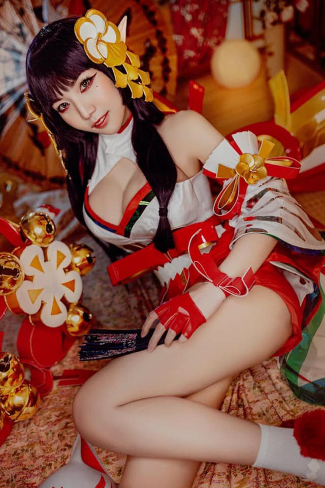 coser@Arisara Karbdecho在《传说对决》化身“狐灵巫女”特尔安娜丝 coser@Arisara Karbdecho在《传说对决》化身“狐灵巫女”特尔安娜丝