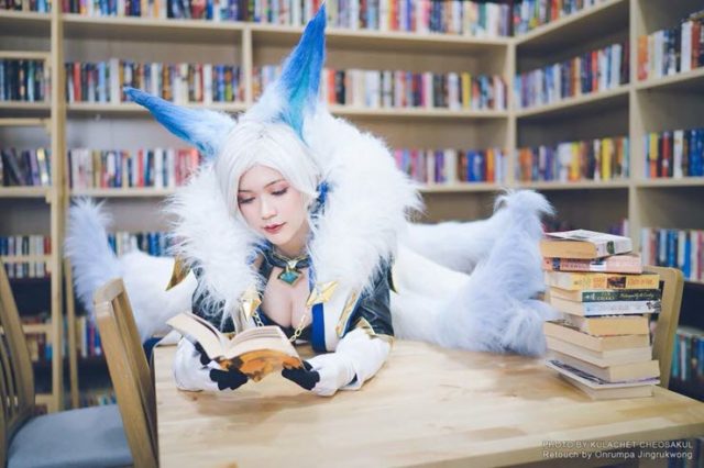 泰国女coser@Onnies在《传说对决》中化身“九尾灵狐”莉莉安 泰国女coser@Onnies在《传说对决》中化身“九尾灵狐”莉莉安