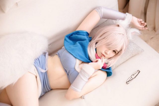 coser@麻花麻花酱在《Fate/Grand Order》化身“盾之少女”玛修 coser@麻花麻花酱在《Fate/Grand Order》化身“盾之少女”玛修