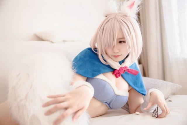 coser@麻花麻花酱在《Fate/Grand Order》化身“盾之少女”玛修 coser@麻花麻花酱在《Fate/Grand Order》化身“盾之少女”玛修