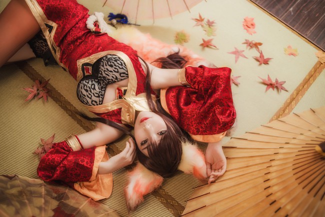 coser@大肉丸Amiee在《王者荣耀》中化身“少女阿狸”妲己 coser@大肉丸Amiee在《王者荣耀》中化身“少女阿狸”妲己