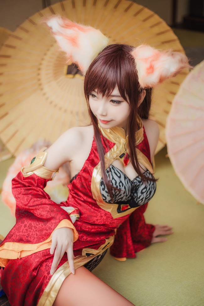 coser@大肉丸Amiee在《王者荣耀》中化身“少女阿狸”妲己 coser@大肉丸Amiee在《王者荣耀》中化身“少女阿狸”妲己