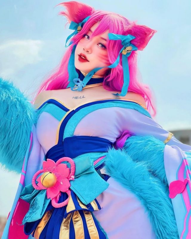 泰国coser@INLIL在《英雄联盟》中“灵魂莲华”版的阿狸cosplay 泰国coser@INLIL在《英雄联盟》中“灵魂莲华”版的阿狸cosplay