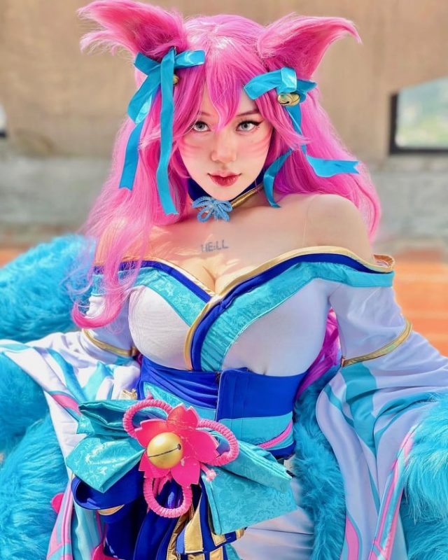 泰国coser@INLIL在《英雄联盟》中“灵魂莲华”版的阿狸cosplay 泰国coser@INLIL在《英雄联盟》中“灵魂莲华”版的阿狸cosplay