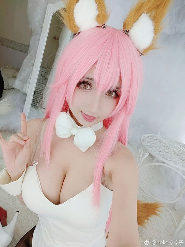 命运/冠位指定cosplay：rioko凉凉子的“兔女郎版”紫式部让人惊艳