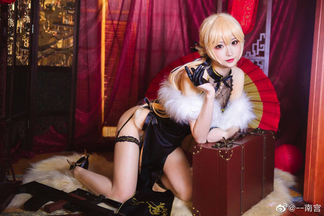 南宫的《少女前线》OTs-14 COSPLAY：唯美复古，性感妩媚