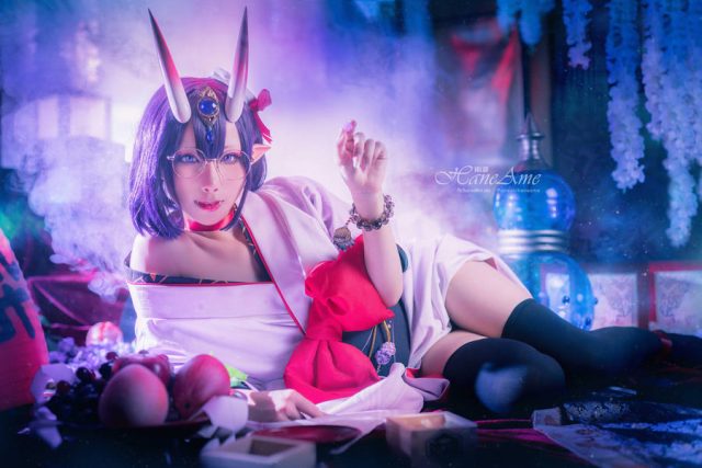 魅惑妖姬cosplay,雨波_HaneAme化身酒吞童子展现神秘妖异之美 魅惑妖姬cosplay,雨波_HaneAme化身酒吞童子展现神秘妖异之美