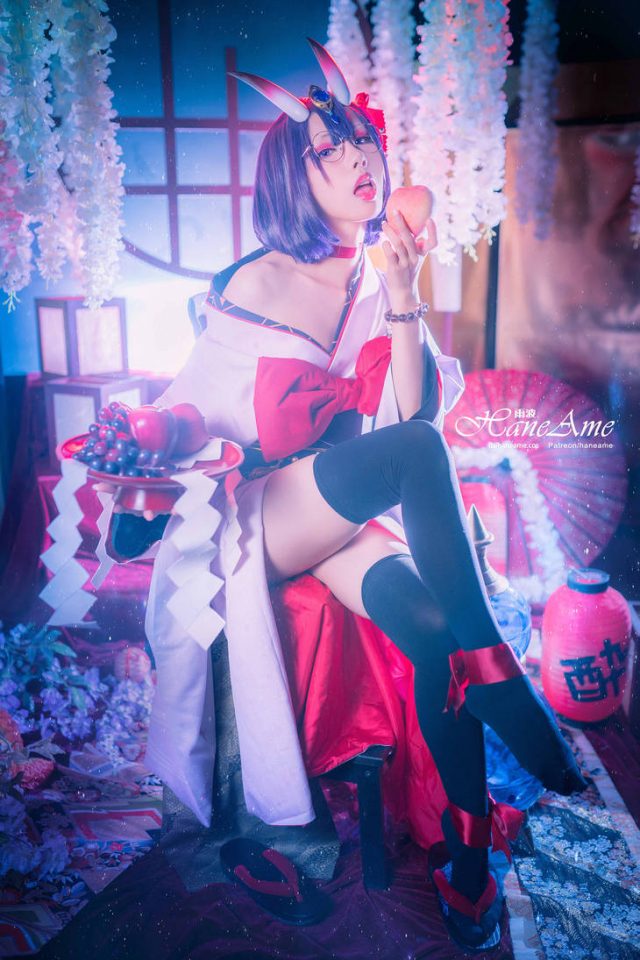 魅惑妖姬cosplay,雨波_HaneAme化身酒吞童子展现神秘妖异之美 魅惑妖姬cosplay,雨波_HaneAme化身酒吞童子展现神秘妖异之美