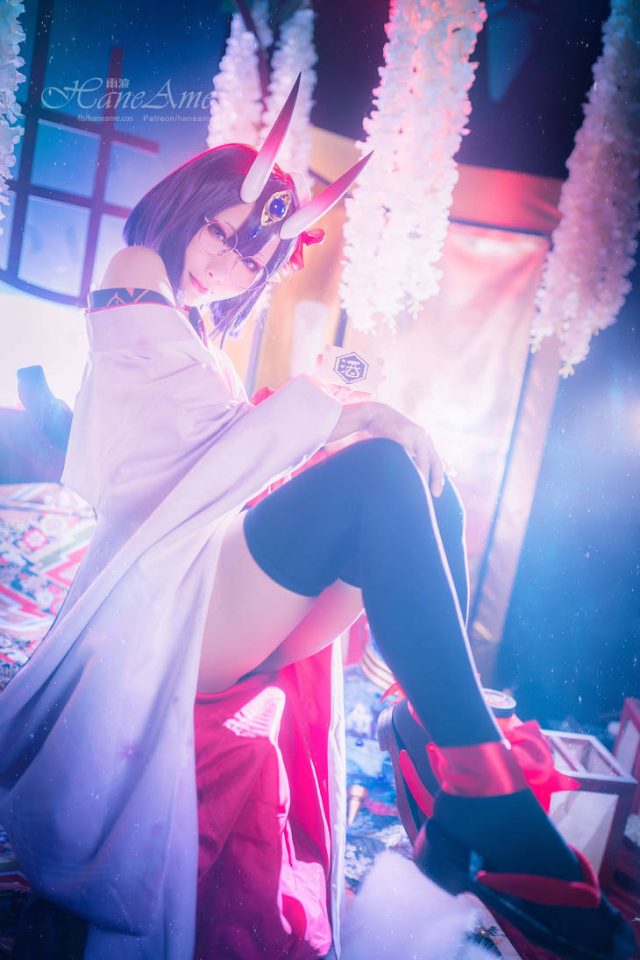 魅惑妖姬cosplay,雨波_HaneAme化身酒吞童子展现神秘妖异之美 魅惑妖姬cosplay,雨波_HaneAme化身酒吞童子展现神秘妖异之美