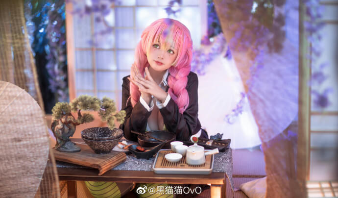 coser黑猫猫OvO化身《鬼灭之刃》甘露寺蜜璃,展现可爱恋柱的魅力 coser黑猫猫OvO化身《鬼灭之刃》甘露寺蜜璃,展现可爱恋柱的魅力