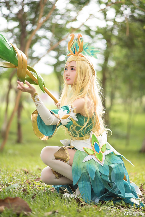 coser@蜜玲珑化身《王者荣耀》清新自然的“精灵公主”王昭君 coser@蜜玲珑化身《王者荣耀》清新自然的“精灵公主”王昭君