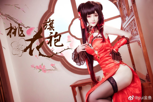 《约会大作战》的“旗袍版”时崎狂三cosplay,yui金鱼展现其优雅之美 《约会大作战》的“旗袍版”时崎狂三cosplay,yui金鱼展现其优雅之美