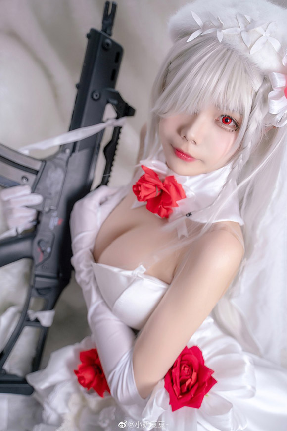 白色情人节浪漫进行时:coser小奶豆豆化身G36C“迈出步伐的你” 白色情人节浪漫进行时:coser小奶豆豆化身G36C“迈出步伐的你”