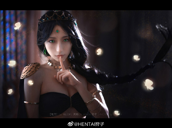HENTAI狩子cosplay《鬼刀》风铃公主,舞动御姐的诱人魅力 HENTAI狩子cosplay《鬼刀》风铃公主,舞动御姐的诱人魅力