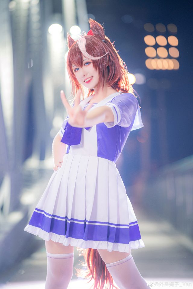 外星嫣子_Yan cos《赛马娘 Pretty Derby》东海帝王，华丽演绎马娘舞姬