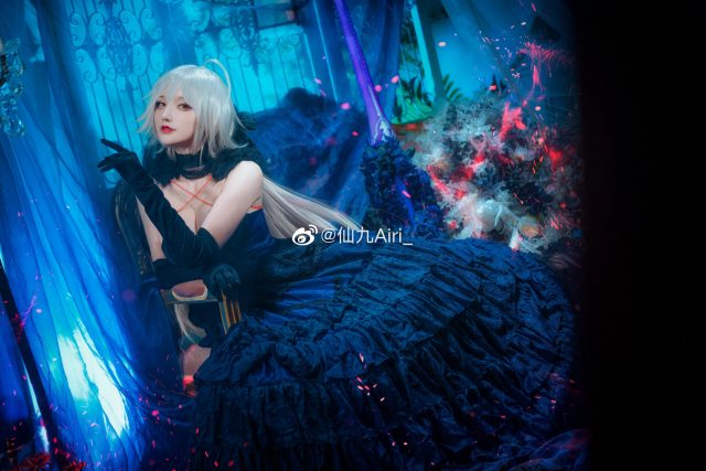 仙九Airi cos《Fate/Grand Order》贞德，绽放贞德的优雅与魅力