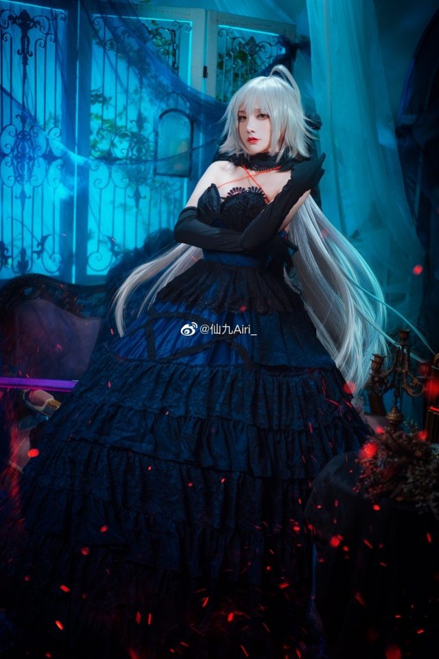 仙九Airi cos《Fate/Grand Order》贞德，绽放贞德的优雅与魅力