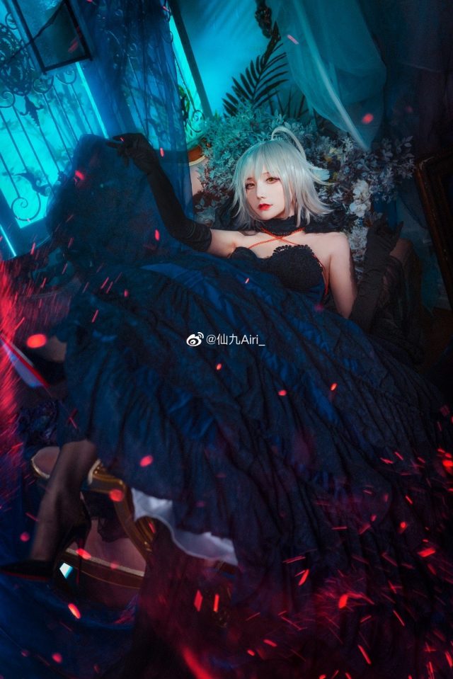 仙九Airi cos《Fate/Grand Order》贞德，绽放贞德的优雅与魅力