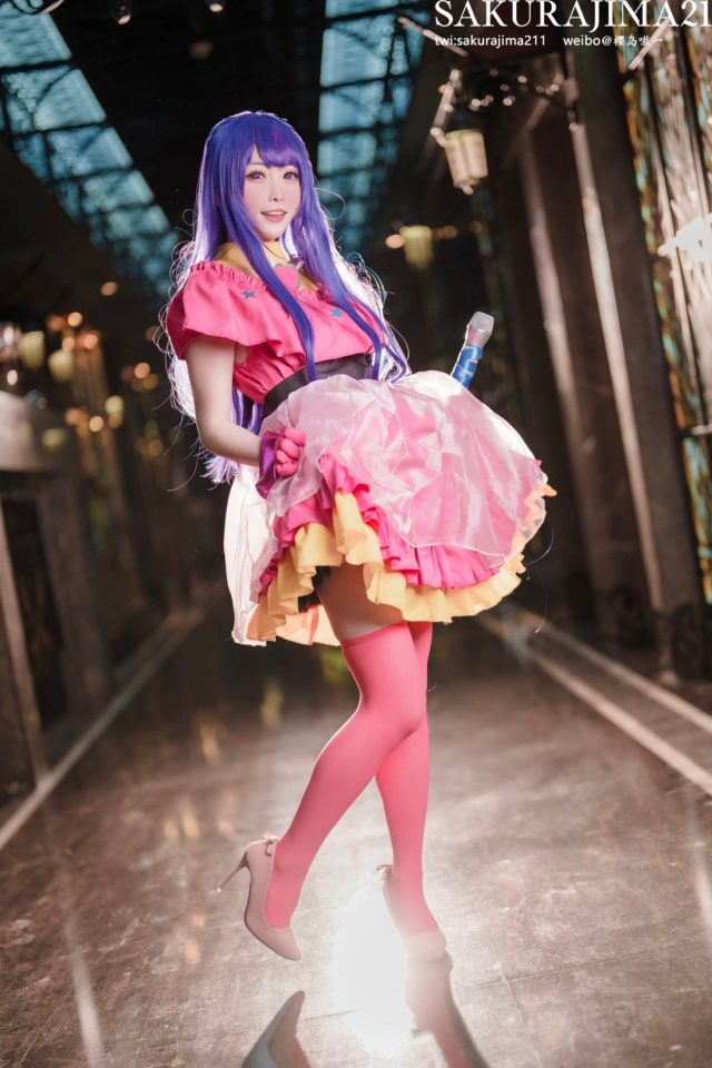 樱岛嗷一cos《我推的孩子》星野爱，带你走进的闪耀世界