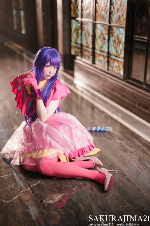 樱岛嗷一cos《我推的孩子》星野爱，带你走进的闪耀世界