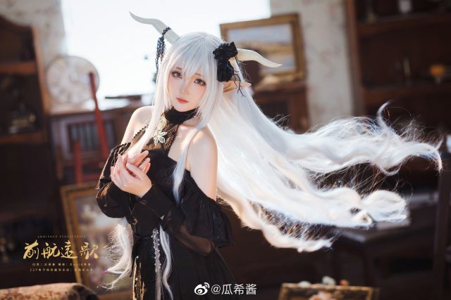 「音律联觉·前航远歌」：瓜希酱cos《明日方舟》闪灵